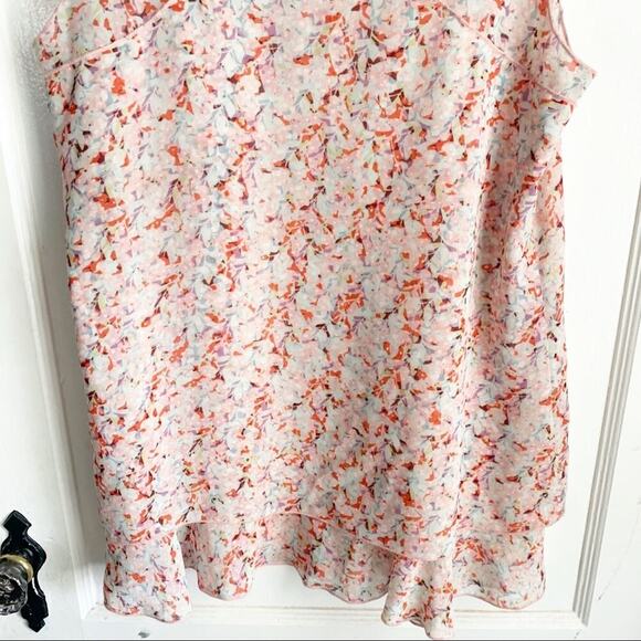 CAbi Bella Floral Tiered Chiffon Blouse Tank Top #5032 Pink Size XS Layering - Picture 11 of 13